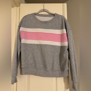 Gray and Pink Women's Sweater NWOT
